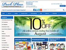 Tablet Screenshot of parkplaceprinting.net